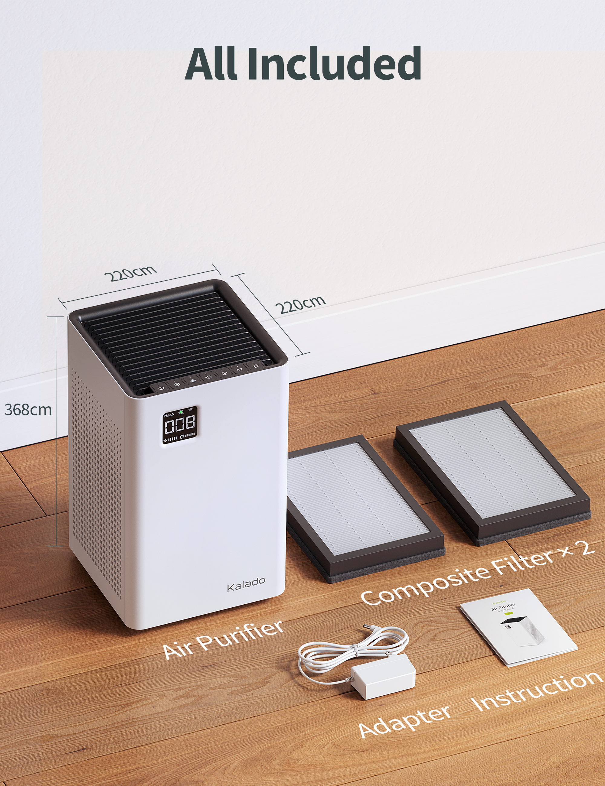 KALADO KCA01 Air Purifiers for Large Room